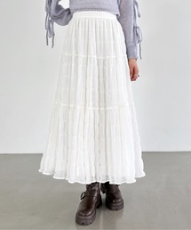 Heather | プリーツティアードロングスカート　148899(スカート)