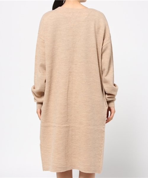 Sheta（シータ）の「オーバーウォッシュカーディガン（カーディガン/ボレロ・レディース・グレー/ベージュ・FREE）」の5枚目の写真