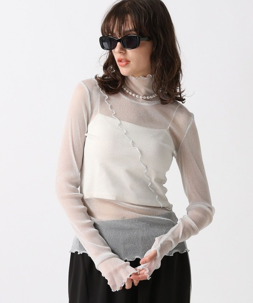 FOREVER 21(フォーエバー トゥエンティーワン)の「【2024FW】アソートシアーハイネック(Tシャツ/カットソー・レディース・グリーン/レッド/ブラック/グレー系その他/オフホワイト/グレー・SMALL/MEDIUM)」の1枚目の写真