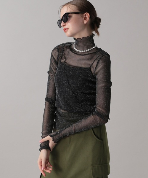 FOREVER 21(フォーエバー トゥエンティーワン)の「【2024FW】アソートシアーハイネック(Tシャツ/カットソー・レディース・グリーン/レッド/ブラック/グレー系その他/オフホワイト/グレー・SMALL/MEDIUM)」の2枚目の写真