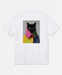 MAMIAN（マミアン）の「urday / Black Cat / フォトTシャツ（Tシャツ/カットソー）」