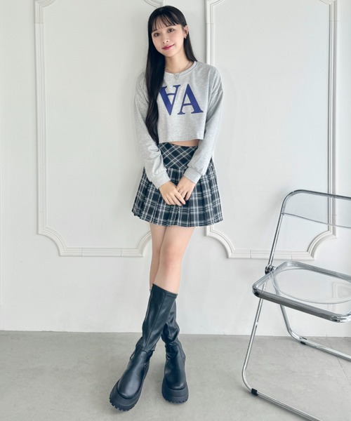 セール】ビッグロゴショート丈プルオーバー（Tシャツ/カットソー