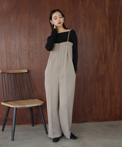 バックデザインベアサロペット（サロペット/オーバーオール）｜hellam（へラム）