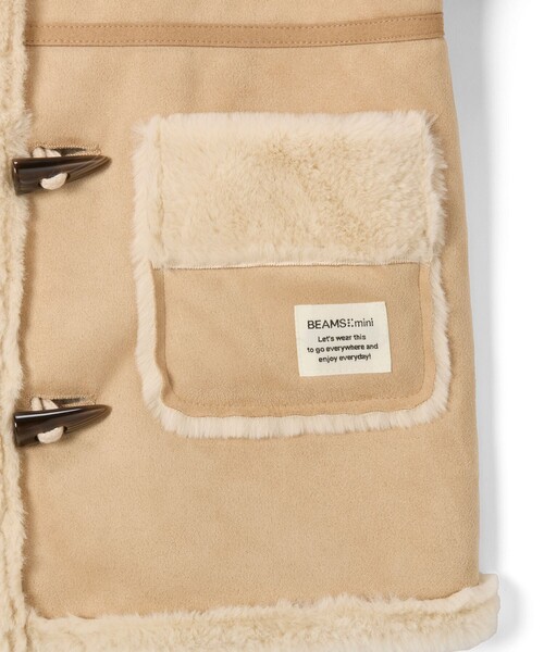 BEAMS mini（ビームスミニ）の「フェイクムートン コート（90～150cm）（ムートンコート・キッズ・ブラウン系その他・90/100/110/120/130/140/150）」の10枚目の写真