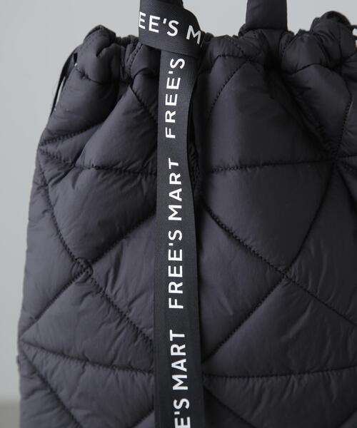 FREE'S MART（フリーズマート）の「◆ナイロントート（トートバッグ・レディース・シルバー/ブラック・ﾌﾘ-）」の4枚目の写真