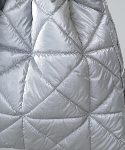 FREE'S MART（フリーズマート）の「◆ナイロントート（トートバッグ・レディース・シルバー/ブラック・ﾌﾘ-）」の8枚目の写真