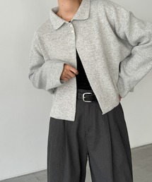 CANAL JEAN（キャナルジーン）の「El mar　襟付き2ボタンニットカーディガン（カーディガン/ボレロ）」