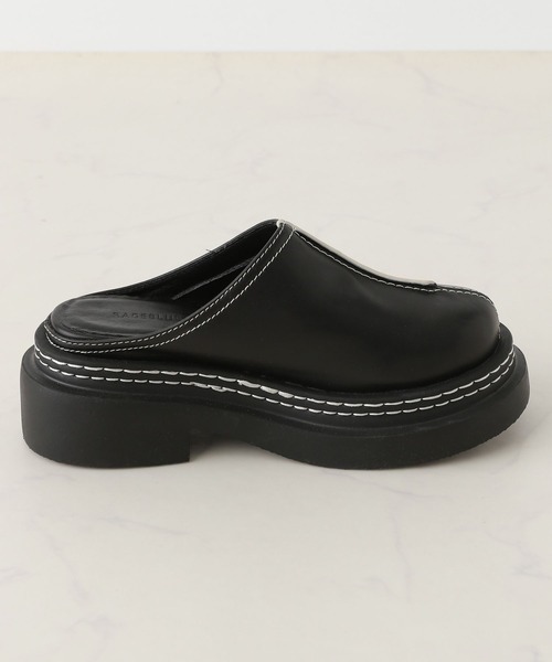 RAGEBLUE（レイジブルー）の「抗菌・防臭/ボリュームソールステッチサボ（ローファー・レディース・ブラック・MEDIUM/LARGE）」の7枚目の写真