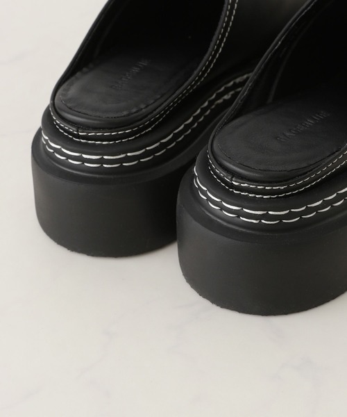 RAGEBLUE（レイジブルー）の「抗菌・防臭/ボリュームソールステッチサボ（ローファー・レディース・ブラック・MEDIUM/LARGE）」の10枚目の写真