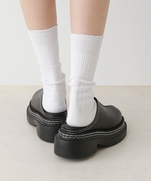 RAGEBLUE（レイジブルー）の「抗菌・防臭/ボリュームソールステッチサボ（ローファー・レディース・ブラック・MEDIUM/LARGE）」の4枚目の写真