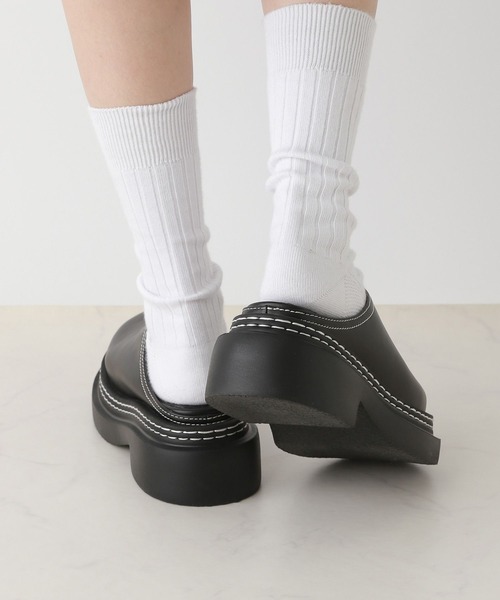 RAGEBLUE（レイジブルー）の「抗菌・防臭/ボリュームソールステッチサボ（ローファー・レディース・ブラック・MEDIUM/LARGE）」の5枚目の写真