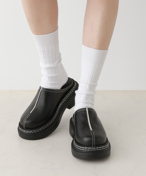 RAGEBLUE（レイジブルー）の「抗菌・防臭/ボリュームソールステッチサボ（ローファー・レディース・ブラック・MEDIUM/LARGE）」の14枚目の写真