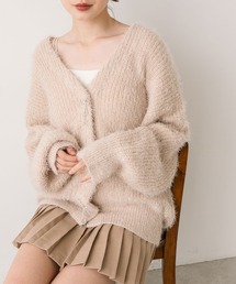 OLIVE des OLIVE | リボンビジューロングカーディガン(カーディガン/ボレロ)