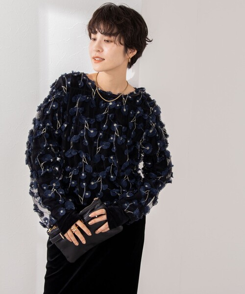 【専用】ノーリーズ　ウォッシャブルチュール刺繍2WAYブラウス NOLLEY'S（ノーリーズ）の「《セットアップ対応》ウォッシャブル