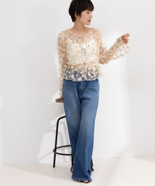【専用】ノーリーズ　ウォッシャブルチュール刺繍2WAYブラウス NOLLEY'S（ノーリーズ）の「《セットアップ対応》ウォッシャブル