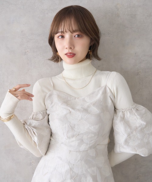 グランド牧場 セレクトセール ZOZO限定ありすコラボ】5wayチューリップワンピース/ジャガード ワンピース