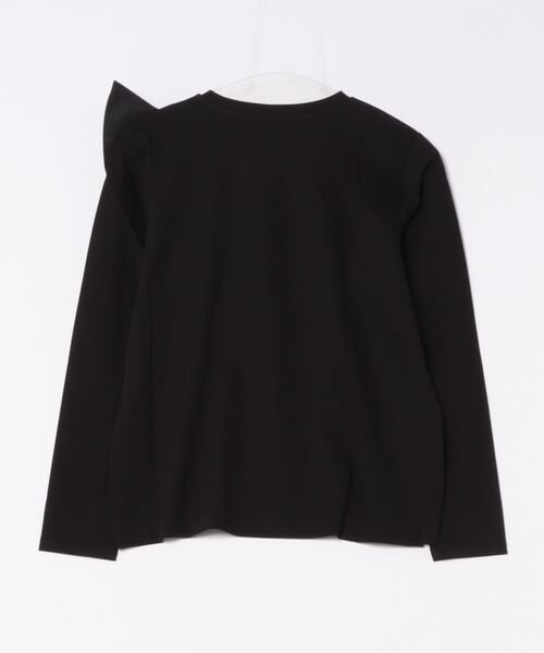 PICCIN(ピッチン)の「胸リボンTシャツ(Tシャツ/カットソー・レディース・オフホワイト/ブラック・M)」の10枚目の写真