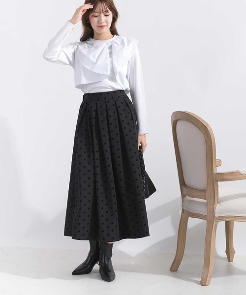 PICCIN(ピッチン)の「胸リボンTシャツ(Tシャツ/カットソー・レディース・オフホワイト/ブラック・M)」の17枚目の写真