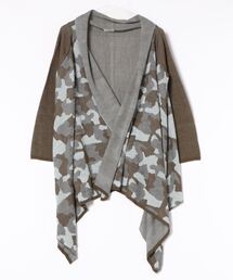 ginger and sprout（ジンジャーアンドスプラウト）の「＜ginger and sprout＞CAMOUFLAGE KNIT CD（カーディガン/ボレロ）」