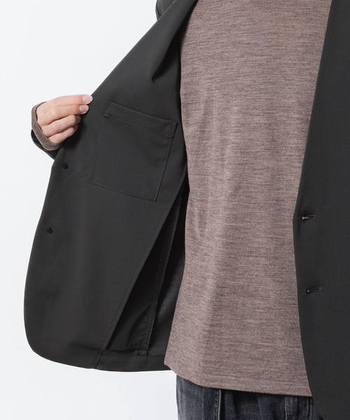 セール】【 LIMITED 】ルカマットツイスト カラーレスジャケット