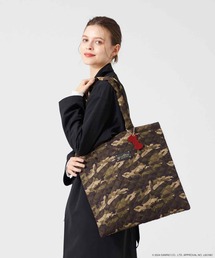 【LA BAGAGERIE×HELLO KITTY】リボンチャーム付き キルティングトート
