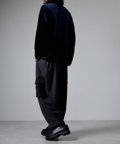 REGIEVO(レジエボ)の「Velor turtleneck with necklace / ネックレス付きベロアタートルネック unisex(その他トップス・メンズ・ネイビー/グレー/ブラック・L/M)」の17枚目の写真