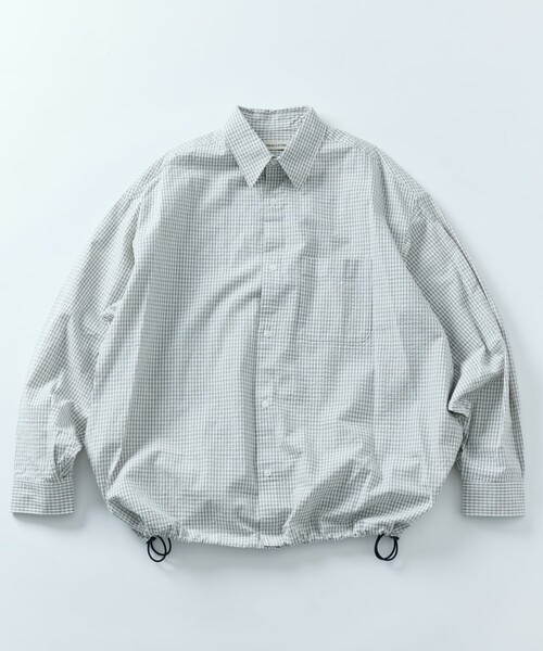 FREAK'S STORE（フリークスストア）の「限定展開 ワイドシルエット スピンドル レギュラーカラーシャツ（シャツ/ブラウス・メンズ・ホワイト/ベージュ/ブラック/サックスブルー/チャコールグレー/ベージュ系その他/ホワイト系その他/グレー系その他/ブラウン系その他/ブラック系その他・SMALL/MEDIUM/LARGE）」の3枚目の写真