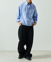 FREAK'S STORE | 限定展開 ワイドシルエット スピンドル レギュラーカラーシャツ(シャツ/ブラウス)