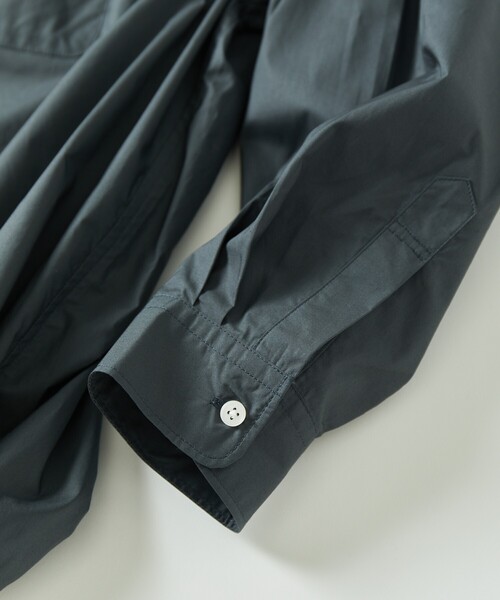 FREAK'S STORE（フリークスストア）の「限定展開 ワイドシルエット スピンドル レギュラーカラーシャツ（シャツ/ブラウス・メンズ・ホワイト/ベージュ/ブラック/サックスブルー/チャコールグレー/ベージュ系その他/ホワイト系その他/グレー系その他/ブラウン系その他/ブラック系その他・SMALL/MEDIUM/LARGE）」の12枚目の写真