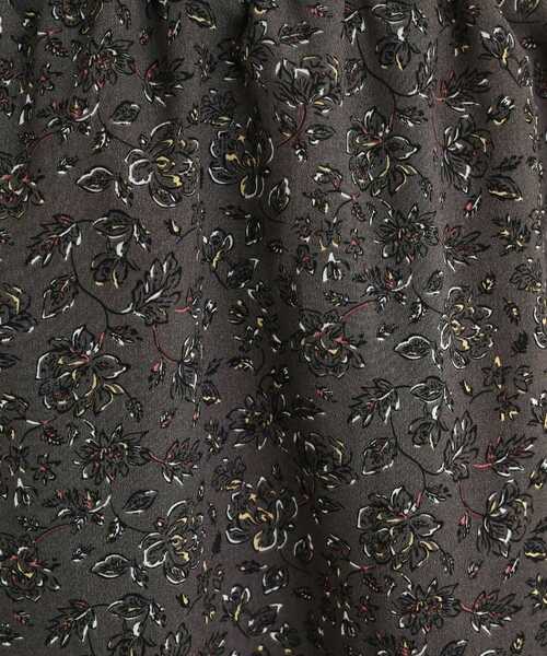 SHOO・LA・RUE(シューラルー)の「【洗える】レトロムード感じる 花柄プリントギャザースカート(スカート・レディース・チャコール/ブラック系6・02/03/04)」の10枚目の写真