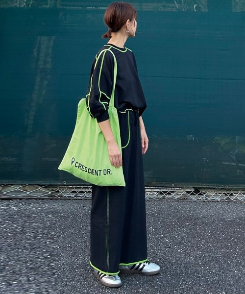 CORNERS by KR(コーナーズバイケーアール)の「【CORNERS by KR】裏毛配色ステッチスカート(スカート・レディース・ブラック/ブルーグレー/オートミール/杢グレー・M/L)」の18枚目の写真