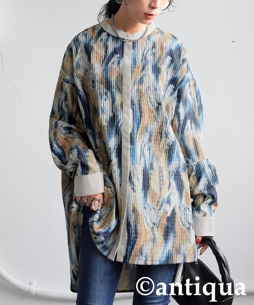 ニュアンスデザインブラウス（シャツ/ブラウス）｜antiqua（アンティカ）