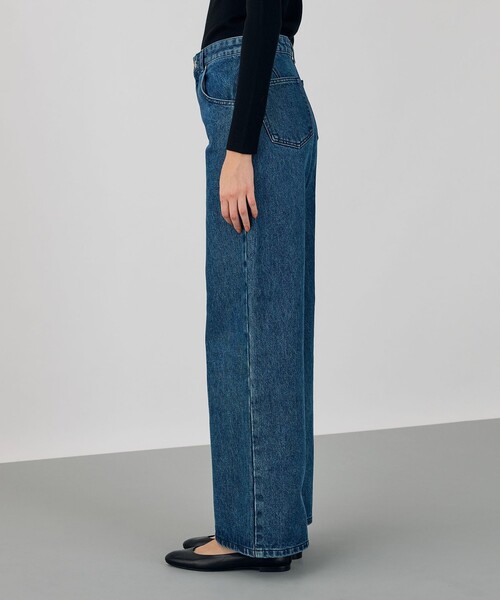 DES PRES(デ・プレ)の「コットンデニム フレアパンツ(デニムパンツ・レディース・ライトブルー・36/34/32)」の4枚目の写真