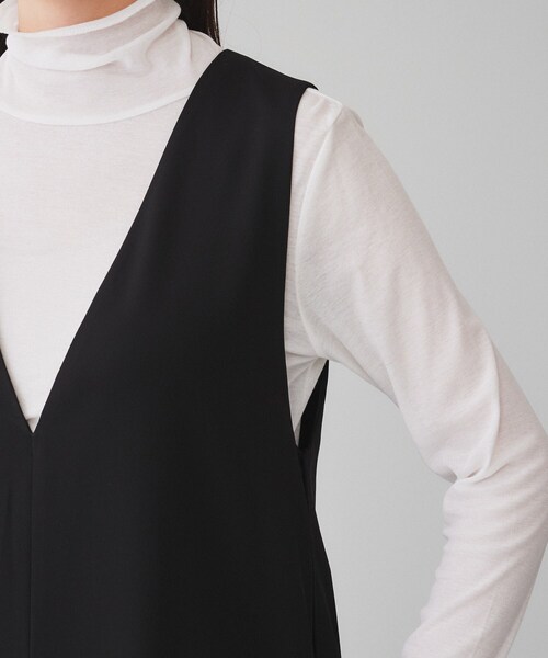 UNTITLED（アンタイトル）の「◆【TICCA】サイドラインコンビネゾン（サロペット/オーバーオール・レディース・ブラック・02）」の12枚目の写真