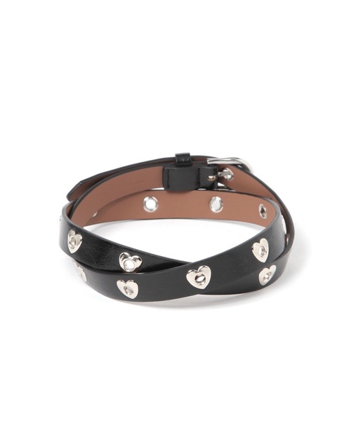 niko and...（ニコアンド）の「オリジナルハートハトメベルト（ベルト・レディース・ブラック/レッド/グレー・0）」の6枚目の写真