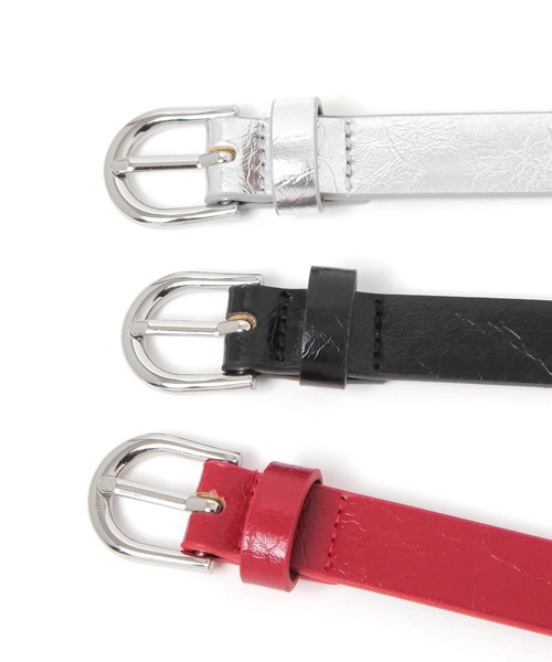 niko and...（ニコアンド）の「オリジナルハートハトメベルト（ベルト・レディース・ブラック/レッド/グレー・0）」の7枚目の写真