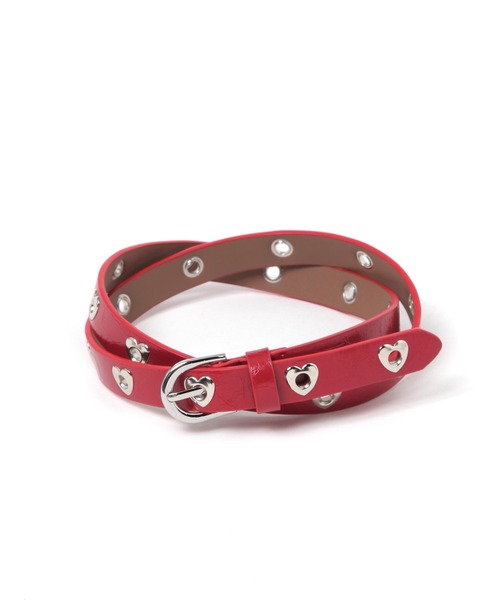 niko and...（ニコアンド）の「オリジナルハートハトメベルト（ベルト・レディース・ブラック/レッド/グレー・0）」の8枚目の写真