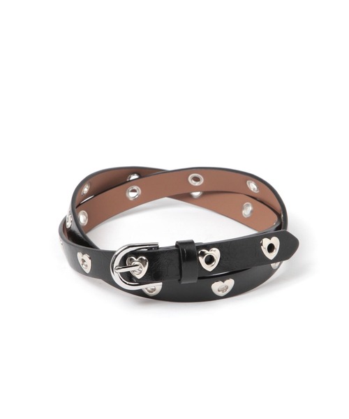 niko and...（ニコアンド）の「オリジナルハートハトメベルト（ベルト・レディース・ブラック/レッド/グレー・0）」の10枚目の写真