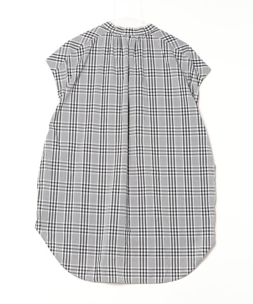 うさとの服 Usaato チェック柄ノースリーブチュニック