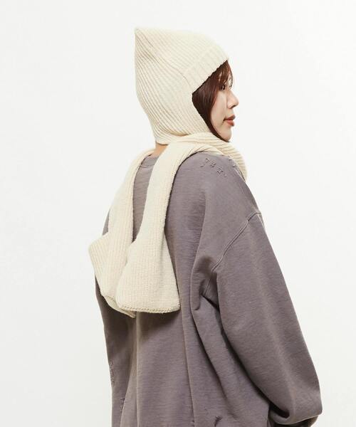 【セール】CAT EAR KNIT CAP MUFFLER（ニットキャップ/ビーニー）｜CONVERSE TOKYO（コンバーストウキョウ）