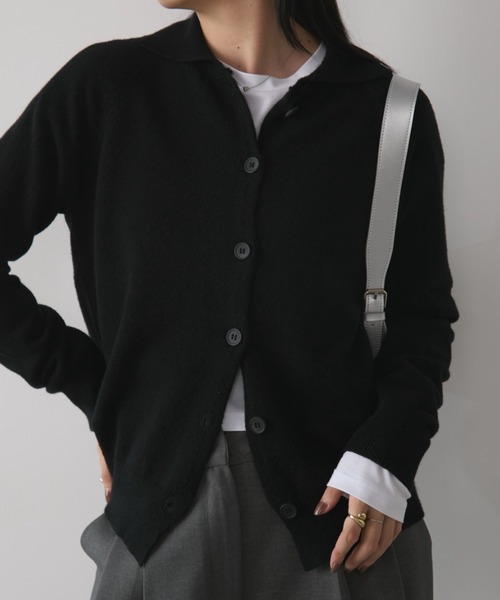 ニットポロカーディガン（ニット/セーター）｜Aunt Marie's（アントマリーズ）