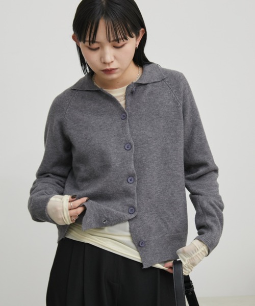 ニットポロカーディガン（ニット/セーター）｜Aunt Marie's（アント