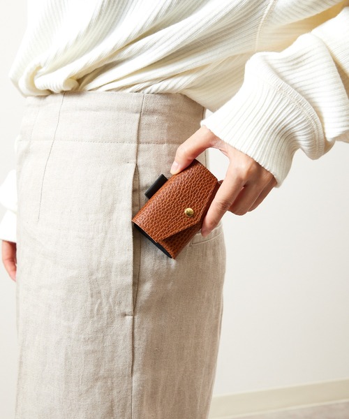 com-ono コモノ / ドラーロレザーミニウォレット コンパクトウォレット