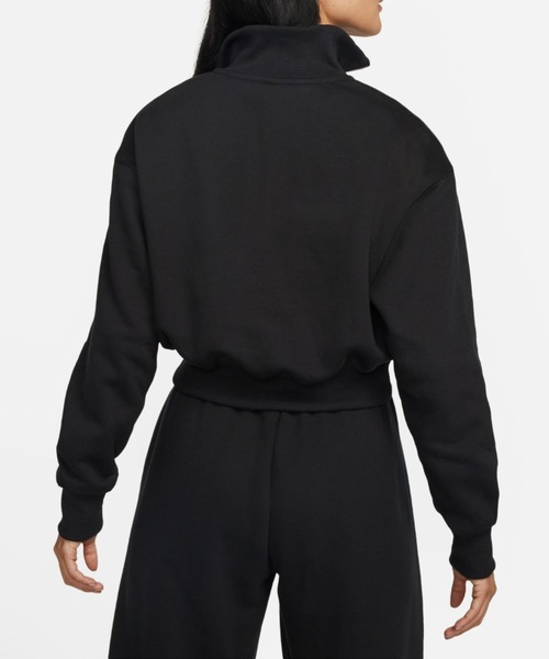 NIKE(ナイキ)の「【NIKE】フェニックスフリース オーバーサイズド 1/2ジップ クロップ スウェットシャツウィメンズ(スウェット・レディース・ブラック/モスグリーン/ホワイト系その他7・L/M/S)」の6枚目の写真