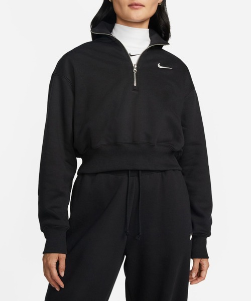 NIKE オーバーサイズド 1/2ジップ クロップ フリース スウェット未使用 NIKE（ナイキ）の「《セットアップ対応商品》ナイキ スポーツ