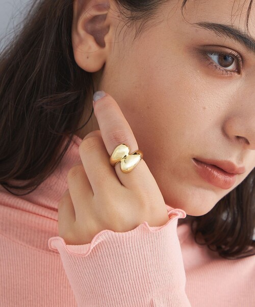 green label relaxing（グリーンレーベルリラクシング）の「＜MC STUDIO＞ MOTIF リング（リング・レディース・ゴールド・US7）」の2枚目の写真