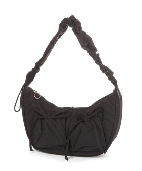 GLOBAL WORK(グローバルワーク)の「撥水リボンショルダー/211753(ショルダーバッグ・キッズ・ブラック/アイボリー・FREE)」の4枚目の写真