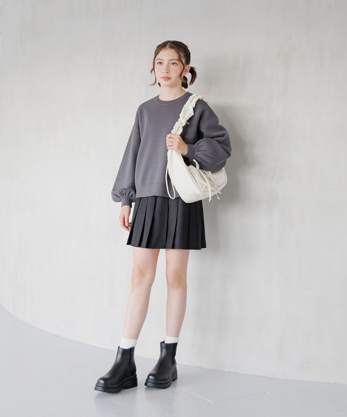 GLOBAL WORK(グローバルワーク)の「撥水リボンショルダー/211753(ショルダーバッグ・キッズ・ブラック/アイボリー・FREE)」の20枚目の写真