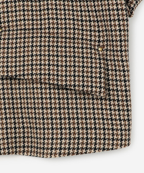 Mackintosh（マッキントッシュ）の「MACKINTOSH | HUMBIE NO COLLAR JACKET MB WOMEN（ノーカラージャケット・レディース・ブラウン系その他・8）」の5枚目の写真