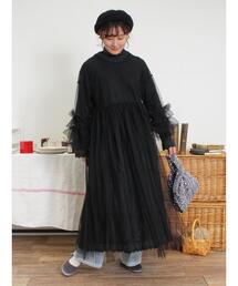 Samansa Mos2 | インナーSETチュールワンピース(ワンピース)